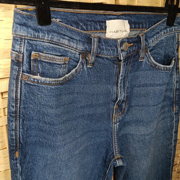 Habitual Lennox Cotton Lyocell Denim Jeans 6 28 Straight Leg - Picture 4 of 9